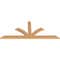 Ekena Millwork Richland Timber Gable Bracket, Western Red Cedar, 60"W x 25"H x 1 1/2"D x 3 1/2"F, 10/12 Pitch GBW060X25X0204RIC00SWR - alternate 2